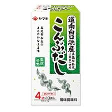 Yamaki Kombu Dashi (Soup Base Powder Kombu Seaweed) 40g (10p x 4g)