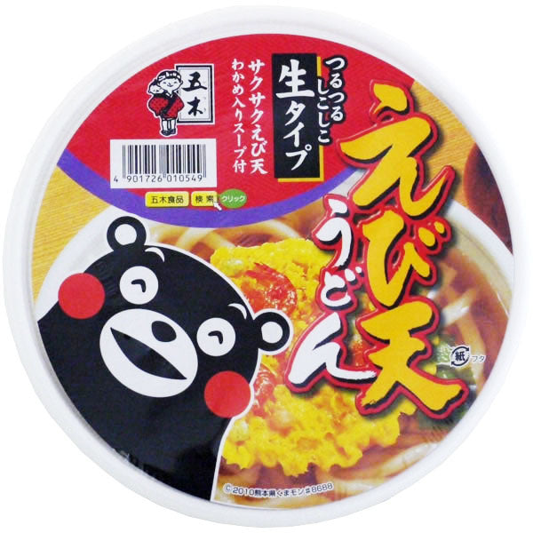 Itsuki Shokuhin Kumamon Prawn Tempura Udon 172g