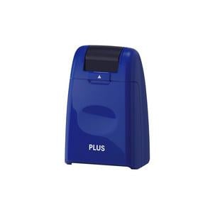 PLUS JAPAN privacy roller stamp standard, blue