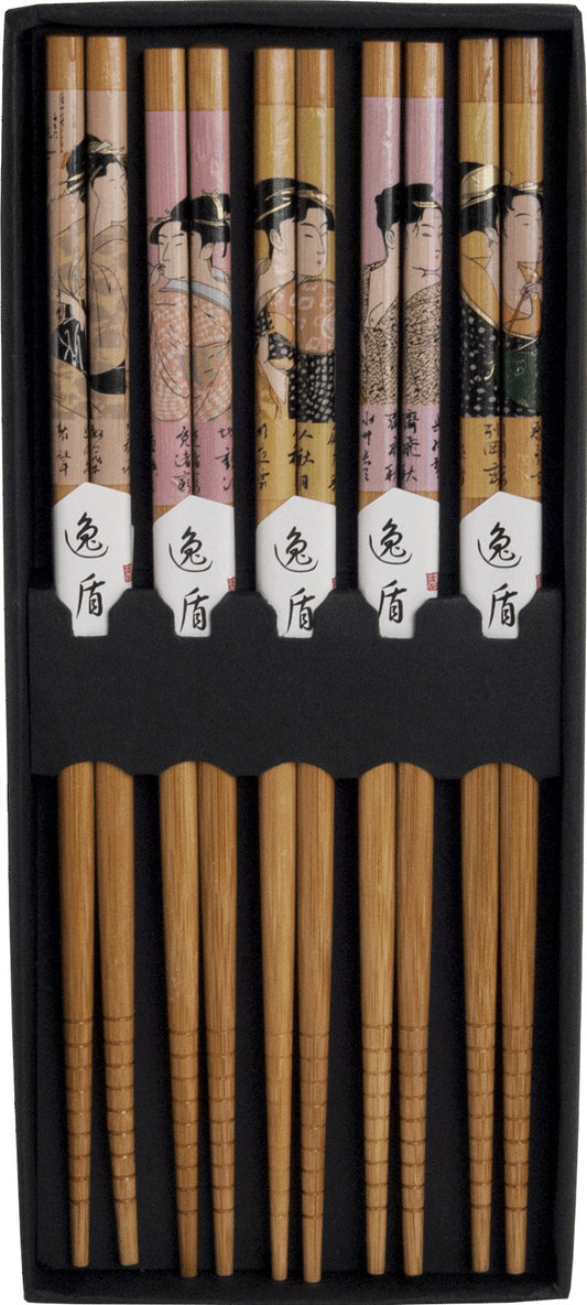 Chopsticks bamboo lacquered Ladies