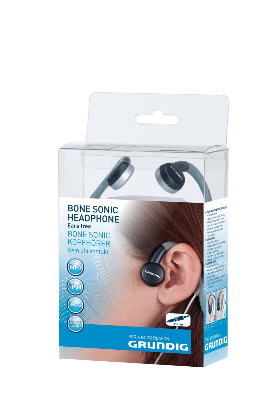 Grundig GH914 Ears Free Bone Sonic Headphone