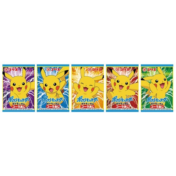 Pokemon Pikachu chewing gum 5pcs