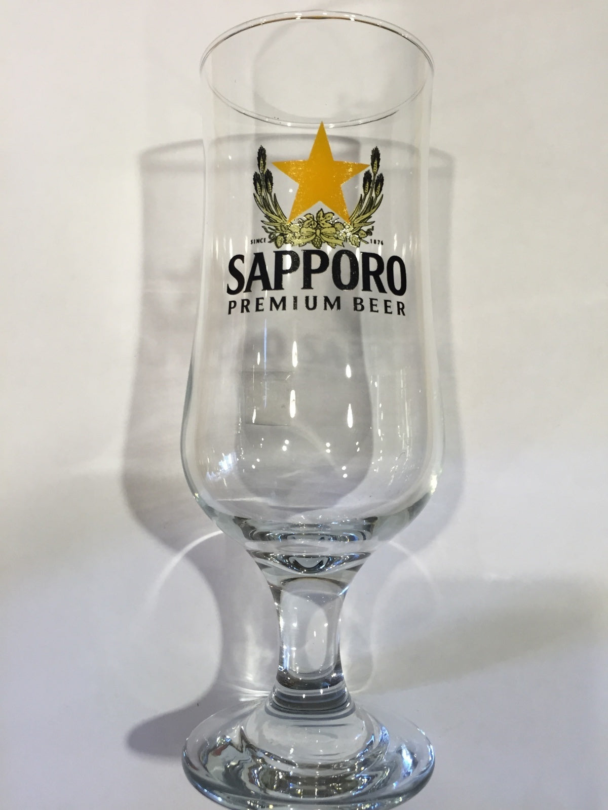 Sapporo beer glass