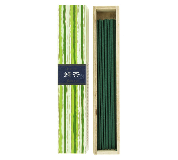 KAYURAGI incense Green tea 40 sticks