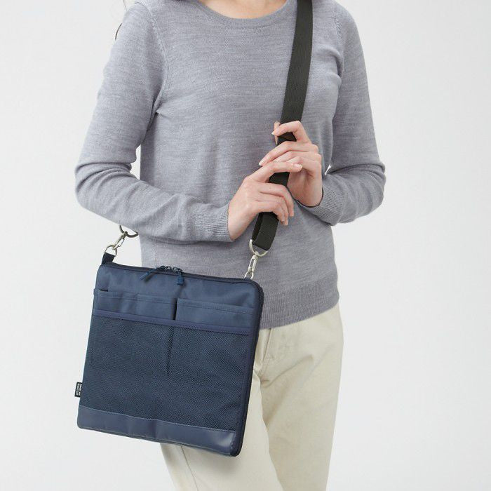 LIHIT LAB Japan Smart Fit Bag in Bag A4 Red