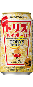 Suntory Torys Highball Whiskey Can Lemon 350ml 7%