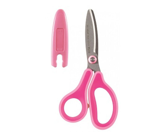 Plus Children's Scissors Fluorine-coated SC-145MF Pink