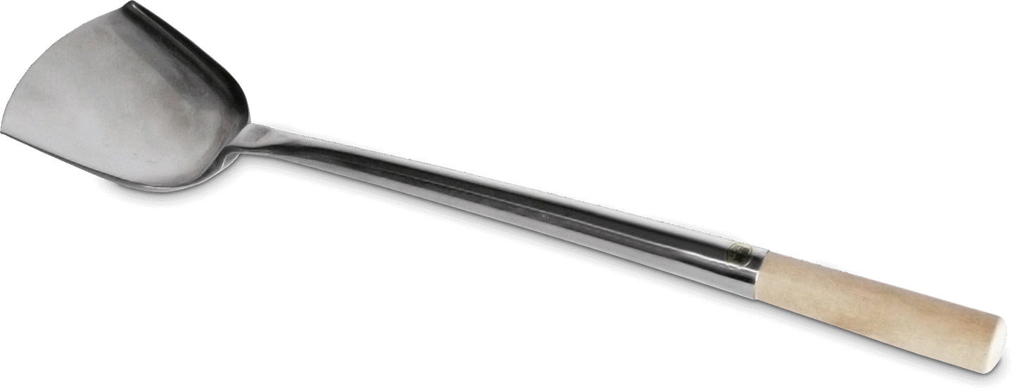 Wok spatula stainless steel Ø 12 cm | 48cm | no. 1