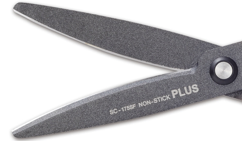 Plus Scissors Fluorine-coated SC-175SF White/Grey