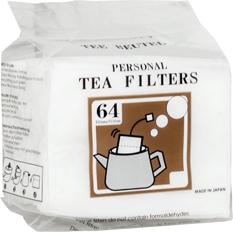 Tea filter with string pack 64 pcs