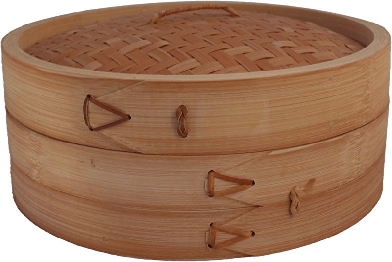 Bamboo steamer basket with lid Ø15 cm