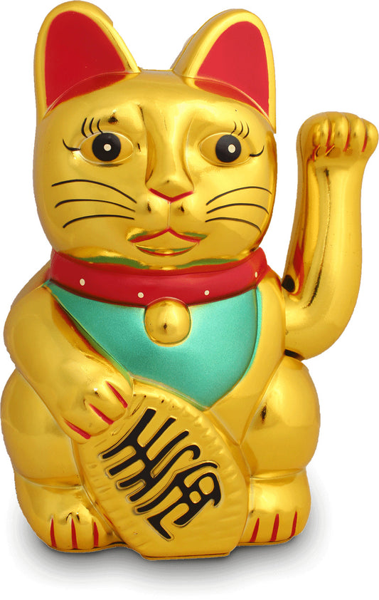 Shohuku Lucky Cat Lucky Cat 45CM Gold XXL Movable