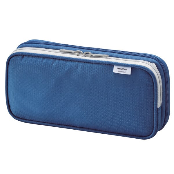 SMART FIT Double Pen Case Pen Pouch Large - Blue