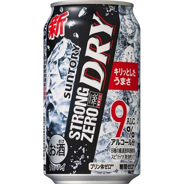 -196℃ STRONG ZERO Double Dry  9% 350ml