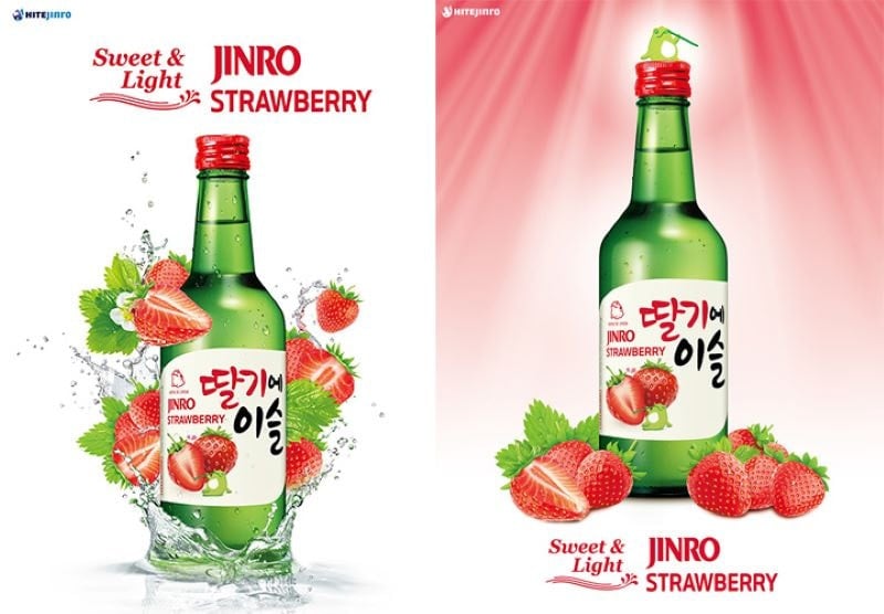 JINRO Soju Strawberry 12% 360ml