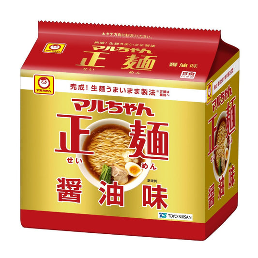 Seimen Japanese Instant Ramen Noodles Soy Sauce Taste 5pcs