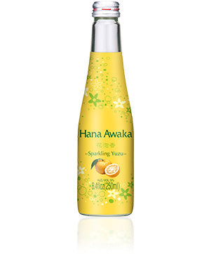 Ozeki Hana Awaka Fuga Yuzu Sparkling Sake 5% 250ml