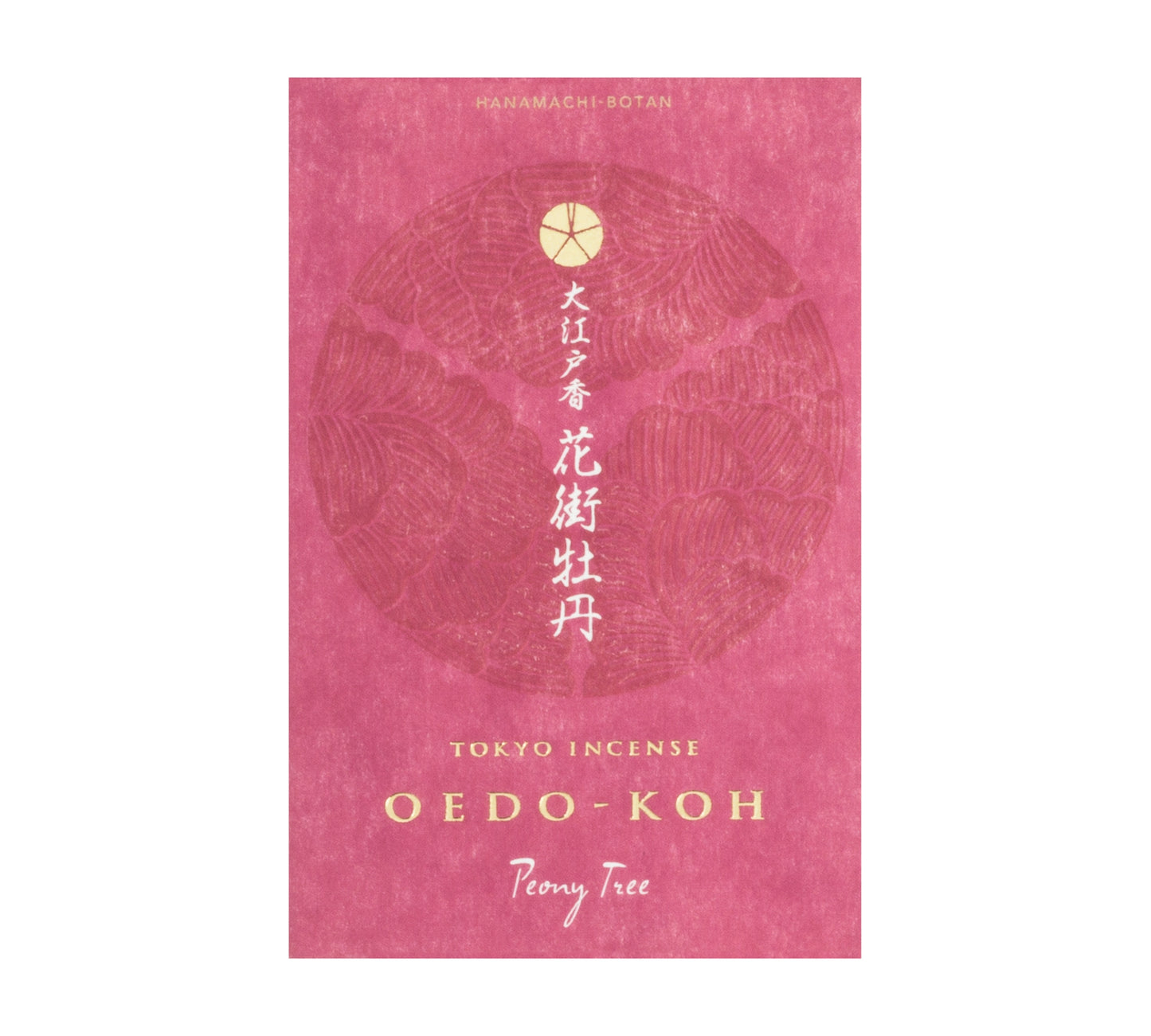 Oedo-Koh Incense Peony (60 sticks)