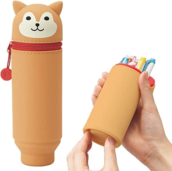 LIHIT LAB Punilabo Stand Pen Case - Shiba Inu Dog